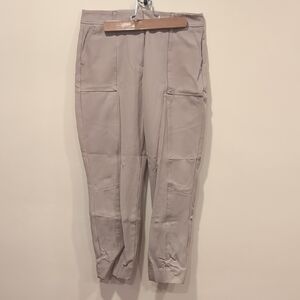 White House Black Market Cropped Tan Pants